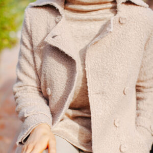 Lulu Peacoat - Boiled Wool - Various Colours